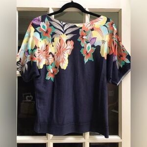 Talbots MP Lightweight Floral Sweater